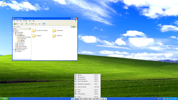 Showing toolbar options for virtual machines in VirtualBox